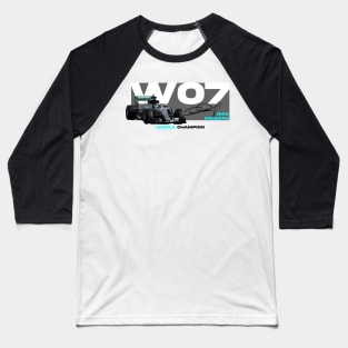 Nico Rosberg W07 Baseball T-Shirt